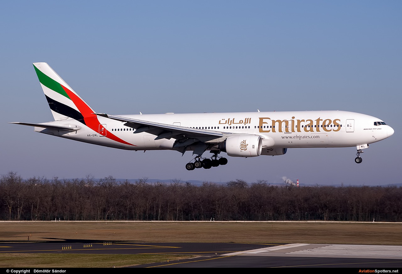 Emirates Airlines  -  777-200ER  (A6-EML) By Dömötör Sándor (mat1899)
