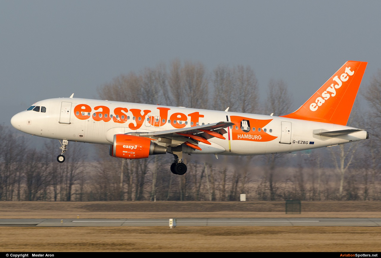 easyJet  -  A319-111  (G-EZBG) By Mester Aron (MesterAron)