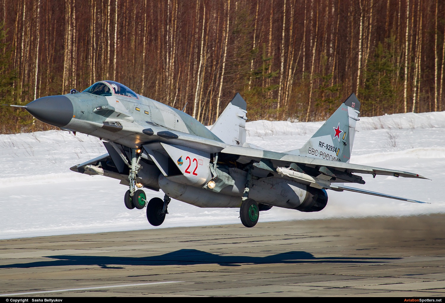 Russia - Air Force  -  MiG-29SMT  (RF-92934) By Sasha Beltyukov (Franziskaner)