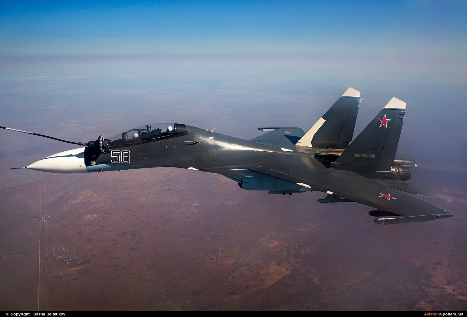 Russia - Air Force  -  Su-30SM  (RF-93666) By Sasha Beltyukov (Franziskaner)