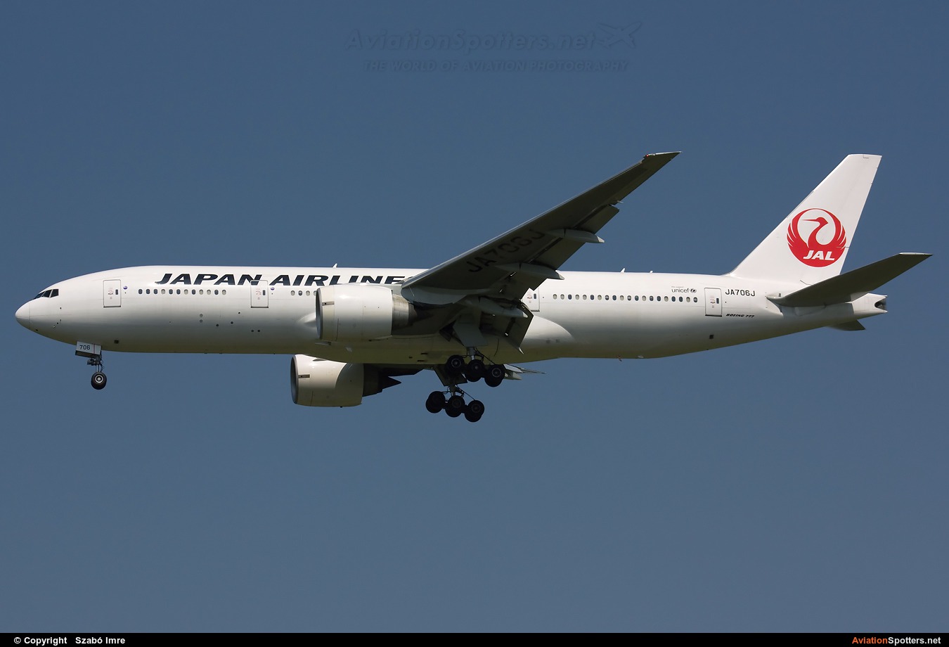JAL - Japan Airlines  -  777-200ER  (JA706J) By Szabó Imre (SzImre71)