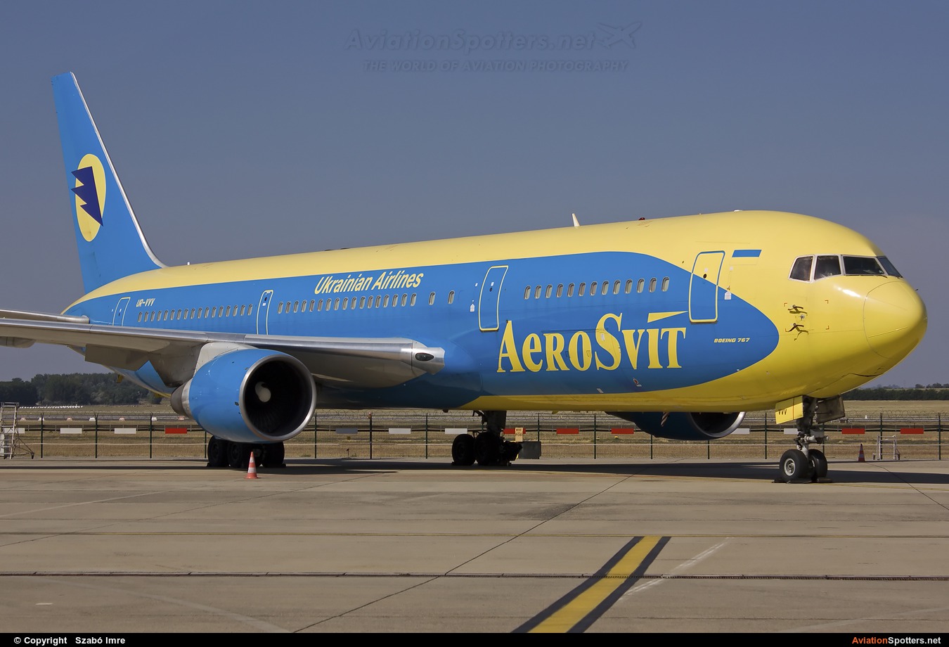 Aerosvit - Ukrainian Airlines  -  767-300  (UR-VVV) By Szabó Imre (SzImre71)