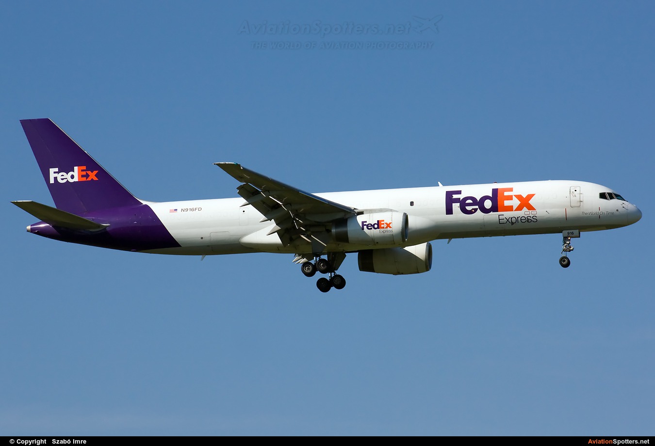 FedEx Federal Express  -  757-200F  (N916FD) By Szabó Imre (SzImre71)