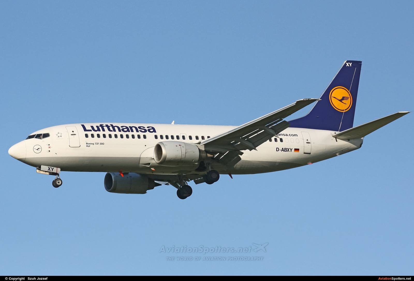 Lufthansa  -  737-300  (D-ABXY) By Szuh Jozsef (szuh jozsef)