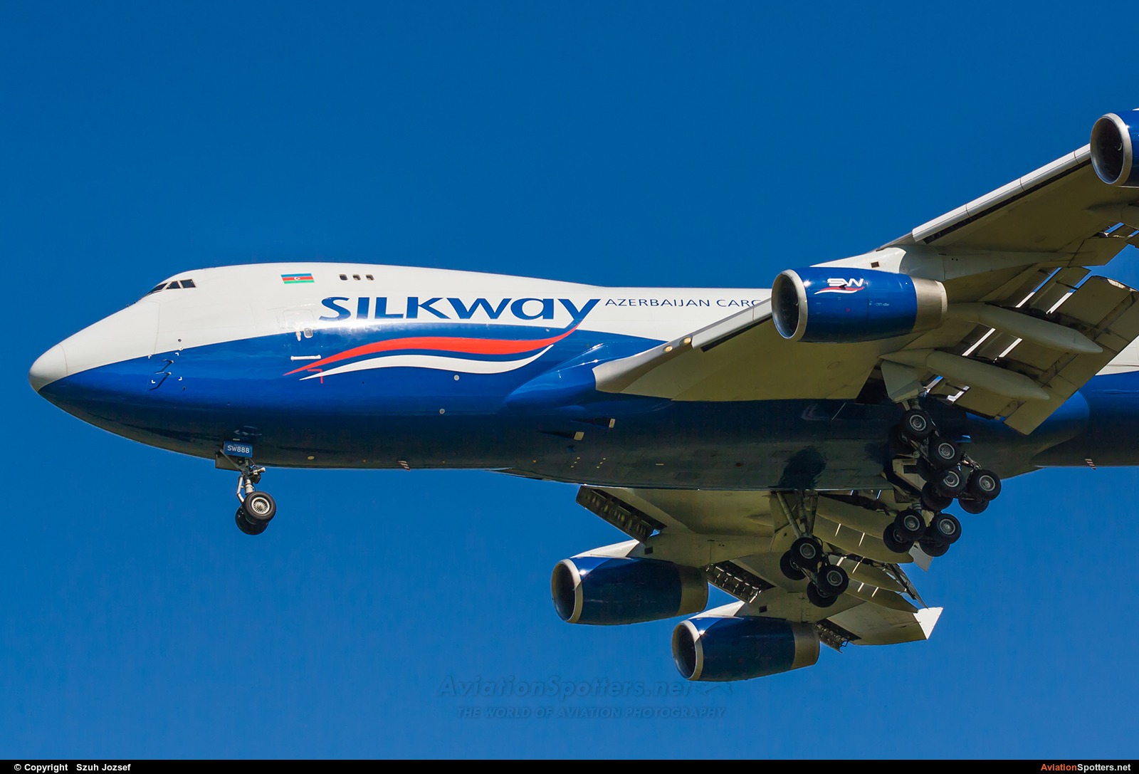 Silk Way Airlines  -  747-400F  (4K-SW888) By Szuh Jozsef (szuh jozsef)