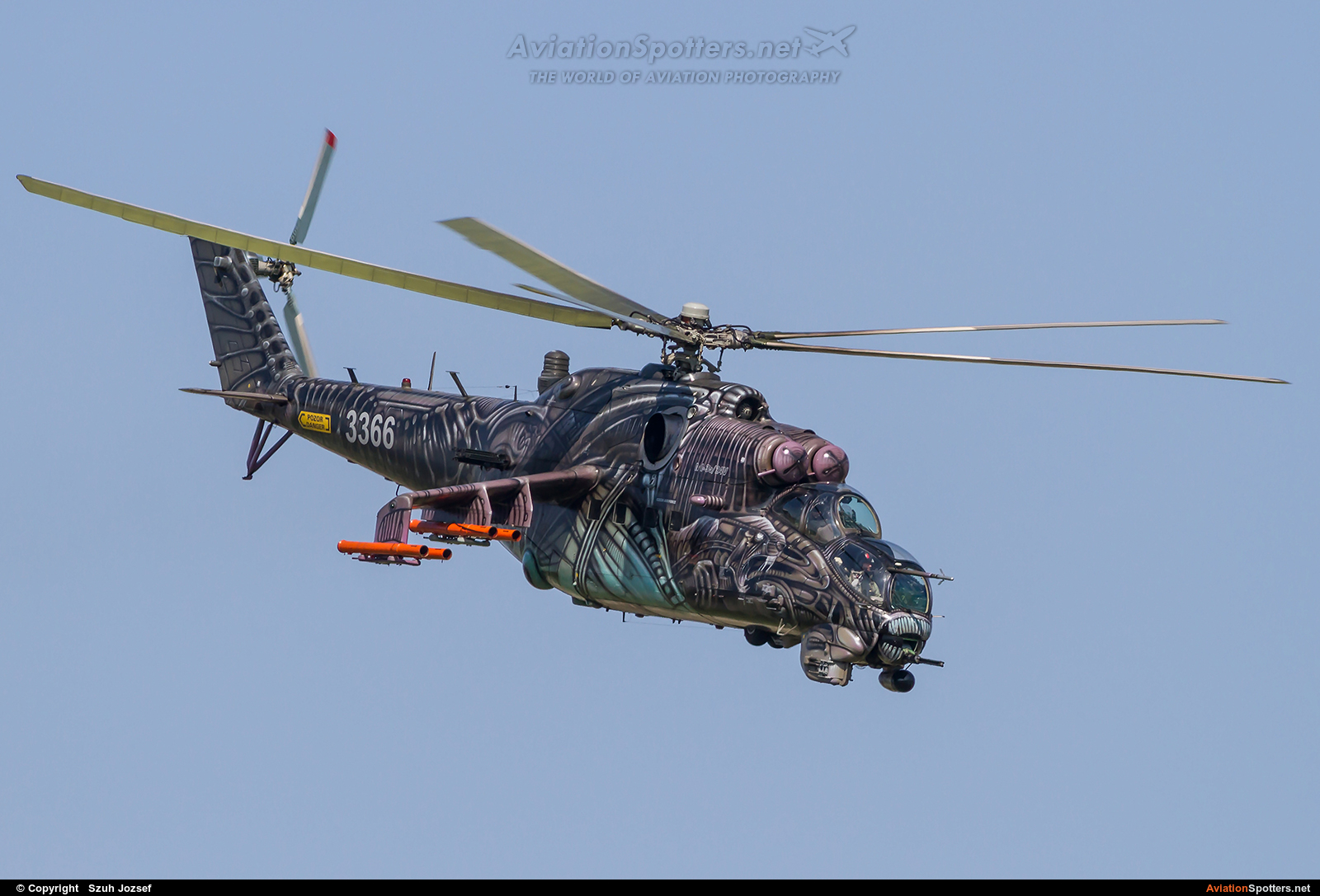 Czech - Air Force  -  Mi-35  (3366) By Szuh Jozsef (szuh jozsef)