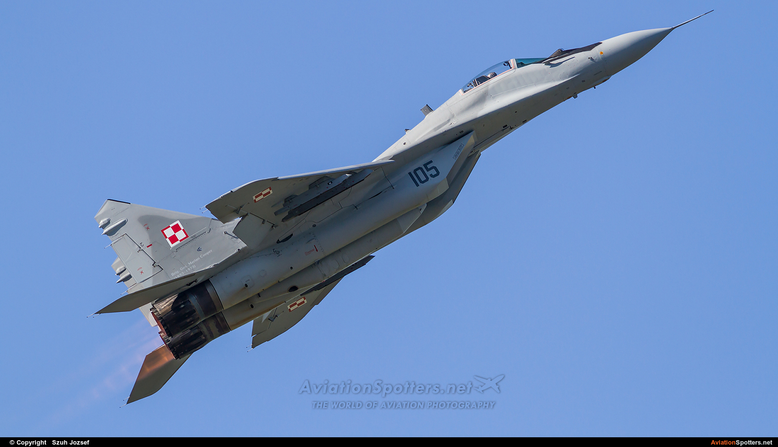 Poland - Air Force  -  MiG-29A  (105) By Szuh Jozsef (szuh jozsef)