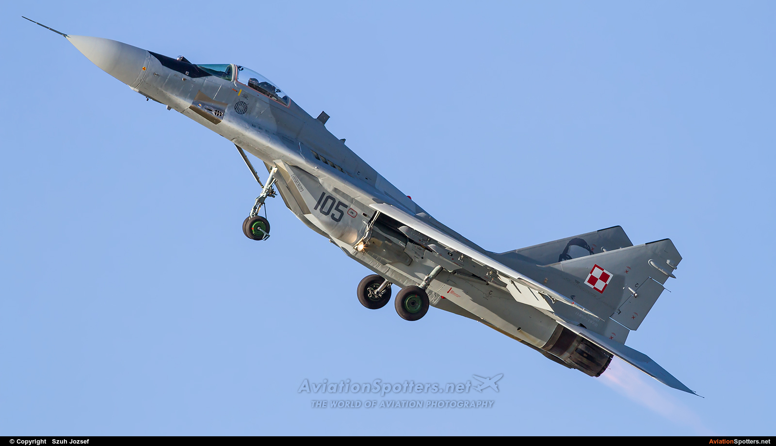 Poland - Air Force  -  MiG-29A  (105) By Szuh Jozsef (szuh jozsef)