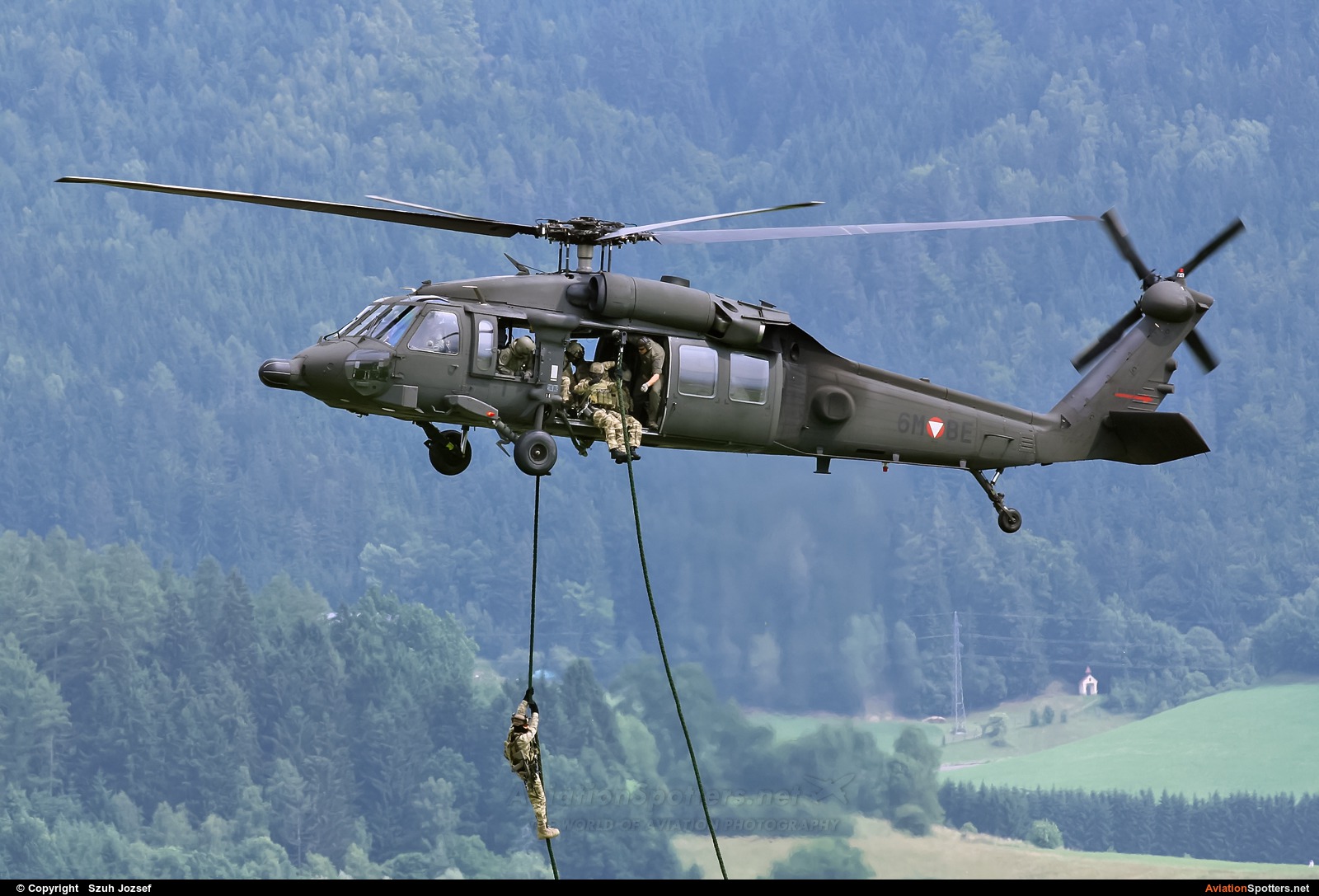 Austria - Air Force  -  S-70A Black Hawk  (6M-BE) By Szuh Jozsef (szuh jozsef)