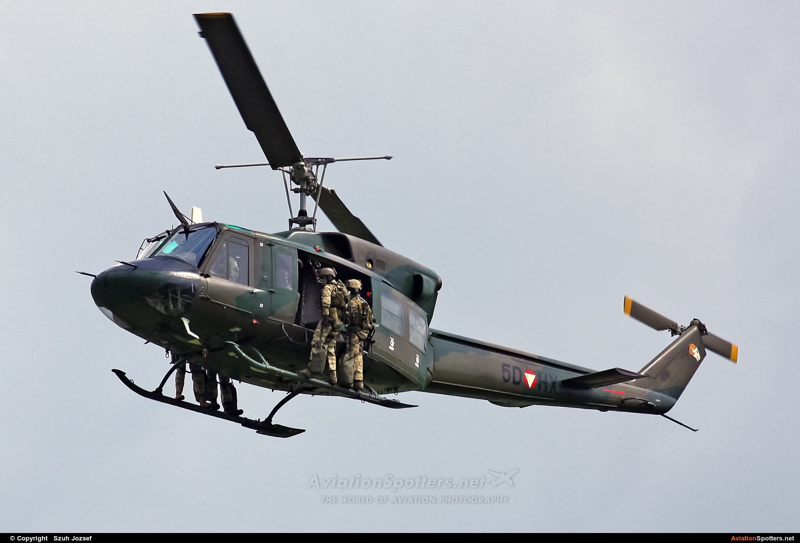 Austria - Air Force  -  Augusta-Bell 212  (5D-HX) By Szuh Jozsef (szuh jozsef)