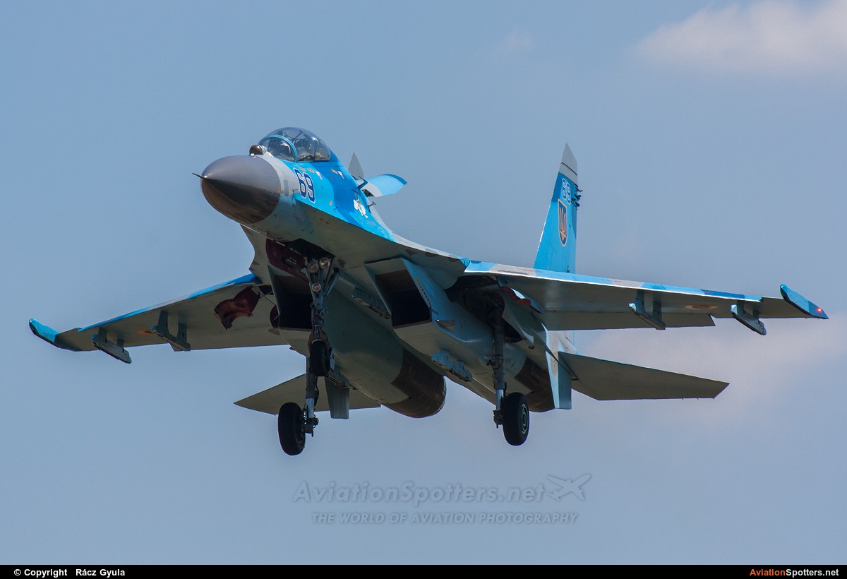 Ukraine - Air Force  -  Su-27UB  (69) By Rácz Gyula (Spawn)