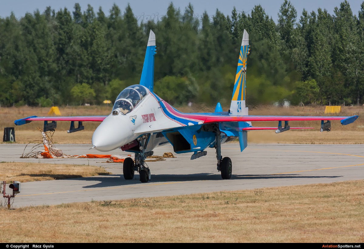 Russia - Air Force : Russian Knights  -  Su-27UB  (24) By Rácz Gyula (Spawn)
