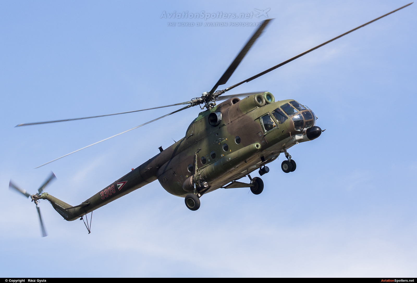 Hungary - Air Force  -  Mi-8T  (3309) By Rácz Gyula (Spawn)