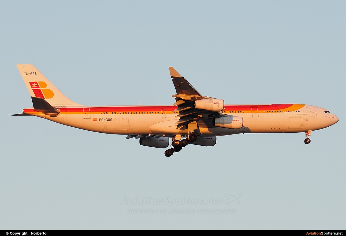 Iberia  -  A340-300  (EC-GGS) By norber (norber)