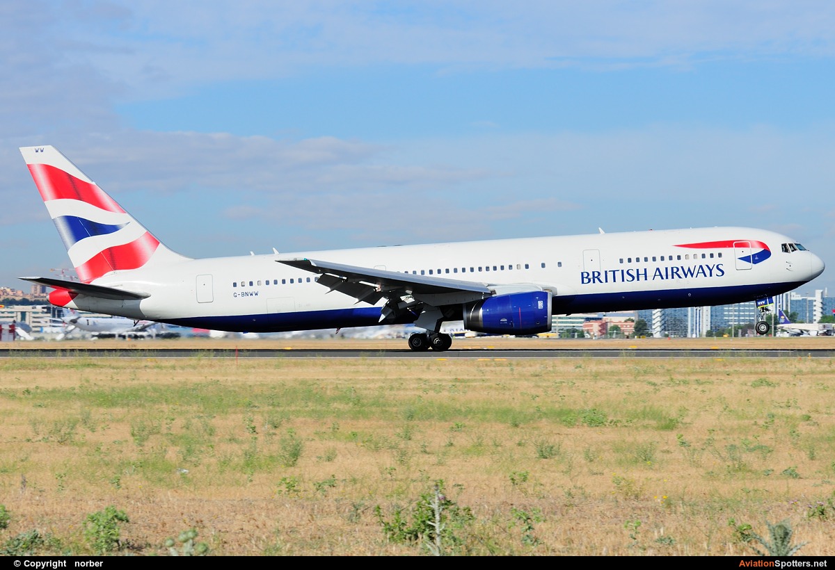 British Airways  -  767-300ER  (G-BNWW) By norber (norber)