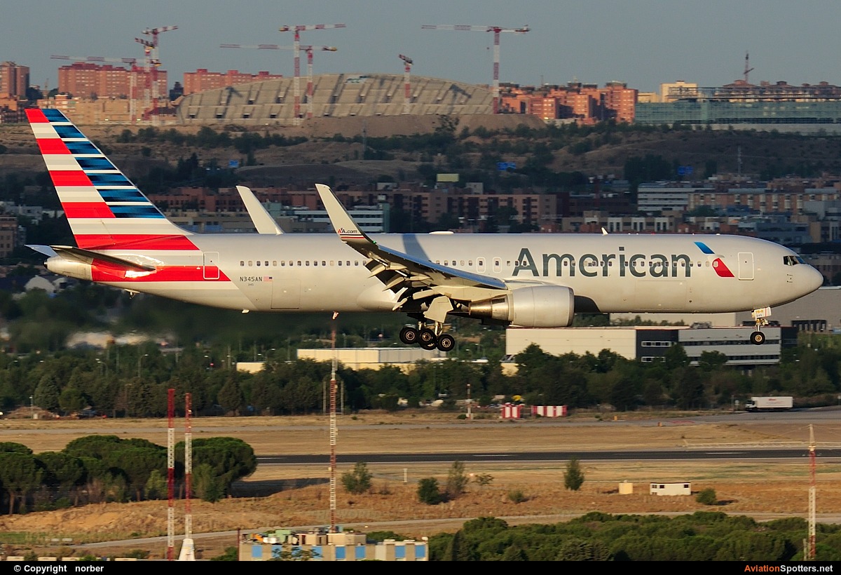 American Airlines  -  767-300ER  (N345AN) By norber (norber)