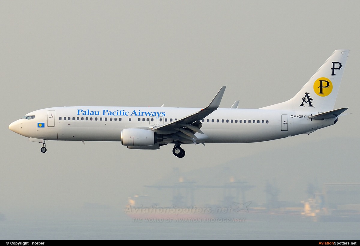 Palau Pacific Airways  -  737-8AS  (OM-GEX) By norber (norber)