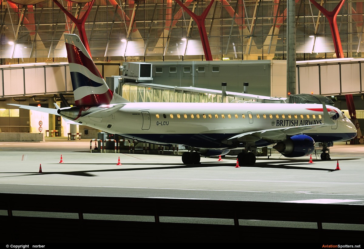 British Airways - City Flyer  -  190  (G-LCYJ) By norber (norber)