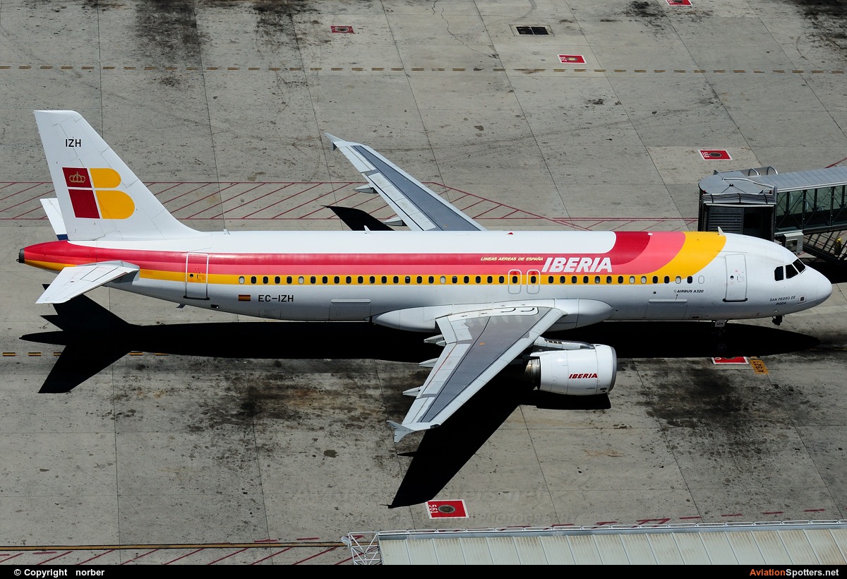 Iberia  -  A320-214  (EC-IZH) By norber (norber)