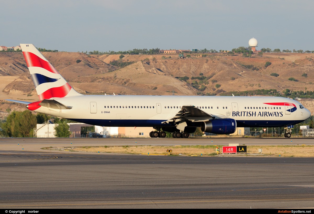 British Airways  -  767-300ER  (G-BNWA) By norber (norber)