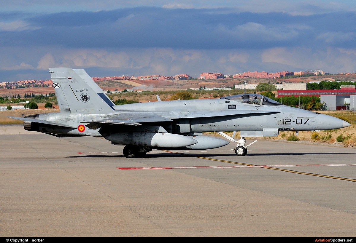 Spain - Air Force  -  EF-18A Hornet  (C.15-49) By norber (norber)