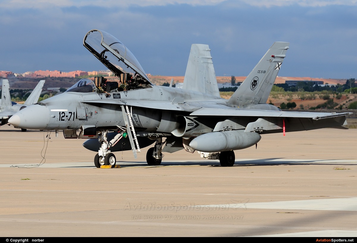 Spain - Air Force  -  EF-18B Hornet  (CE.15-08) By norber (norber)
