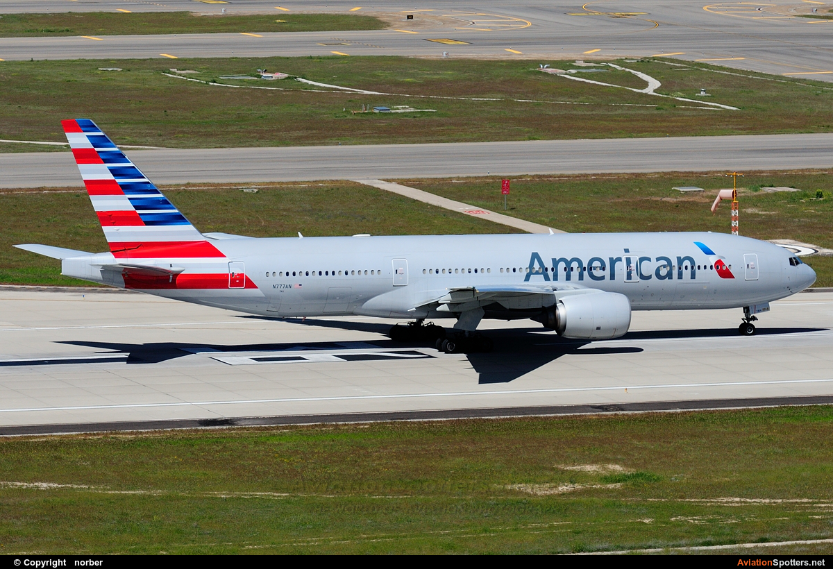 American Airlines  -  777-200ER  (N777AN) By norber (norber)