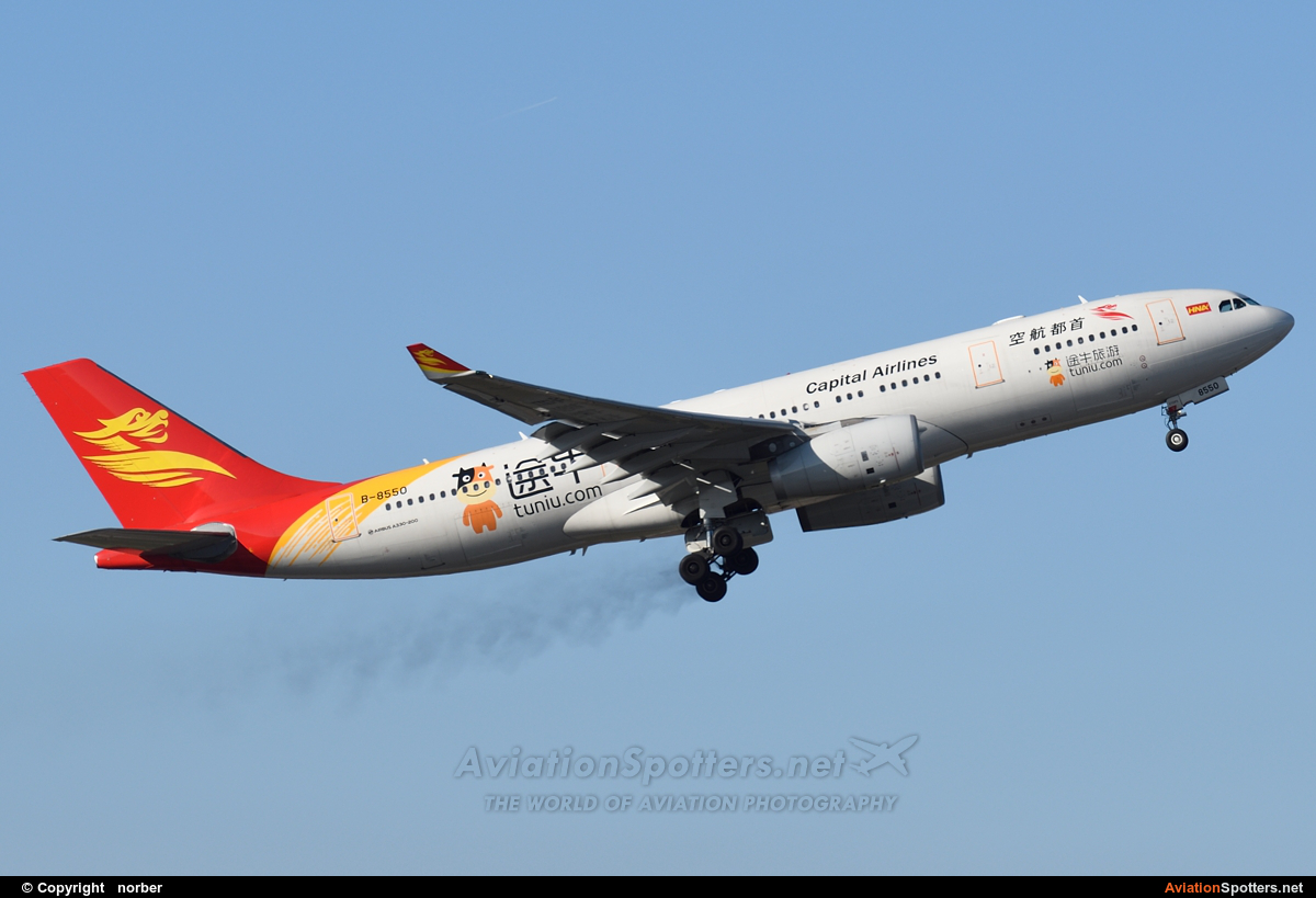 Capital Airlines Limited  -  A330-243  (B-8550) By norber (norber)