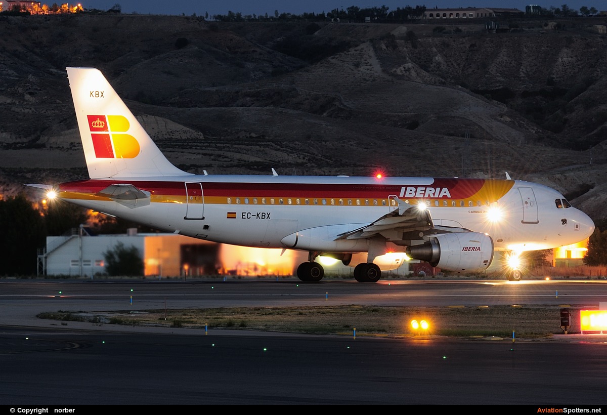 Iberia  -  A319-111  (EC-KBX) By norber (norber)