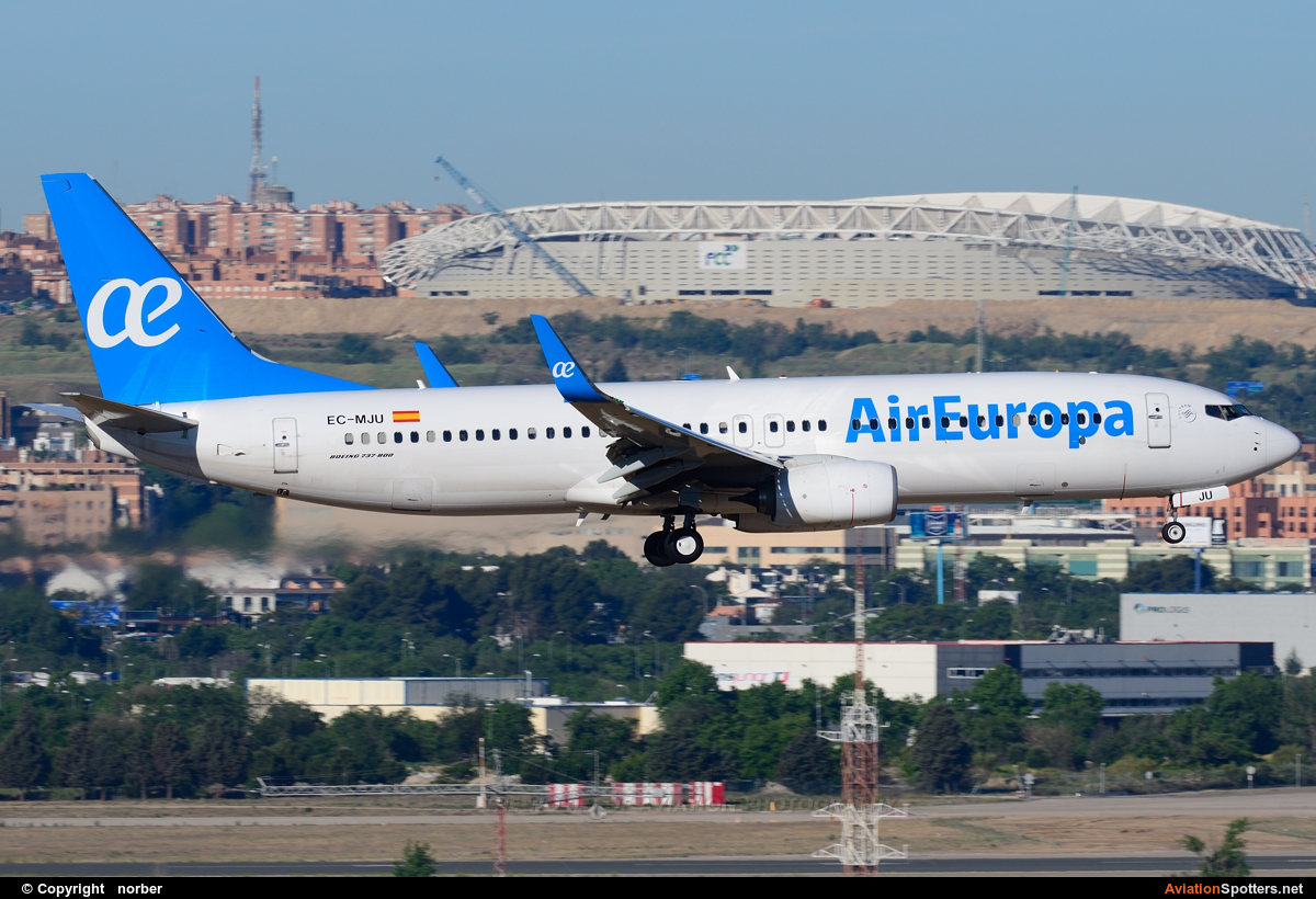 Air Europa  -  737-800  (EC-MJU) By norber (norber)