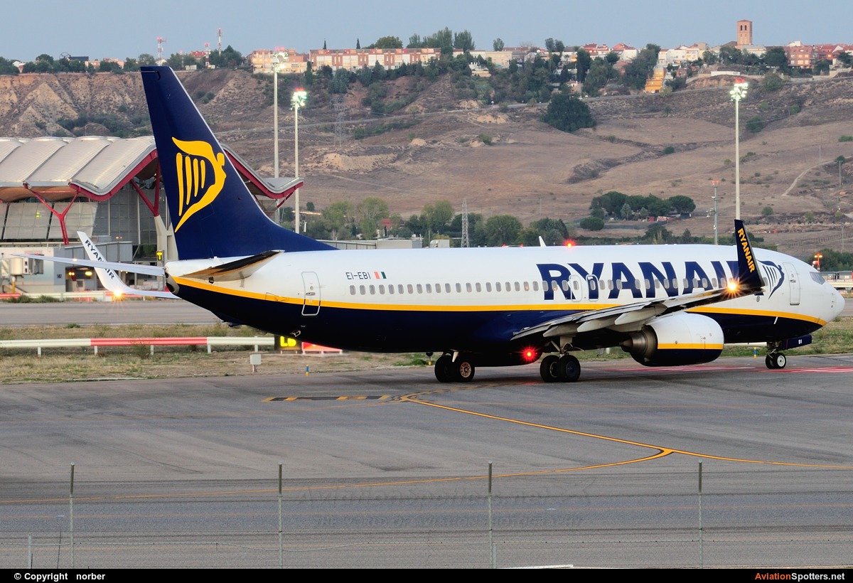 Ryanair  -  737-800  (EI-EBI) By norber (norber)