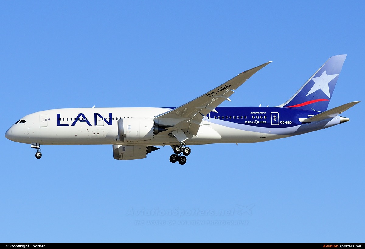 LAN Airlines  -  787-8 Dreamliner  (CC-BBD) By norber (norber)