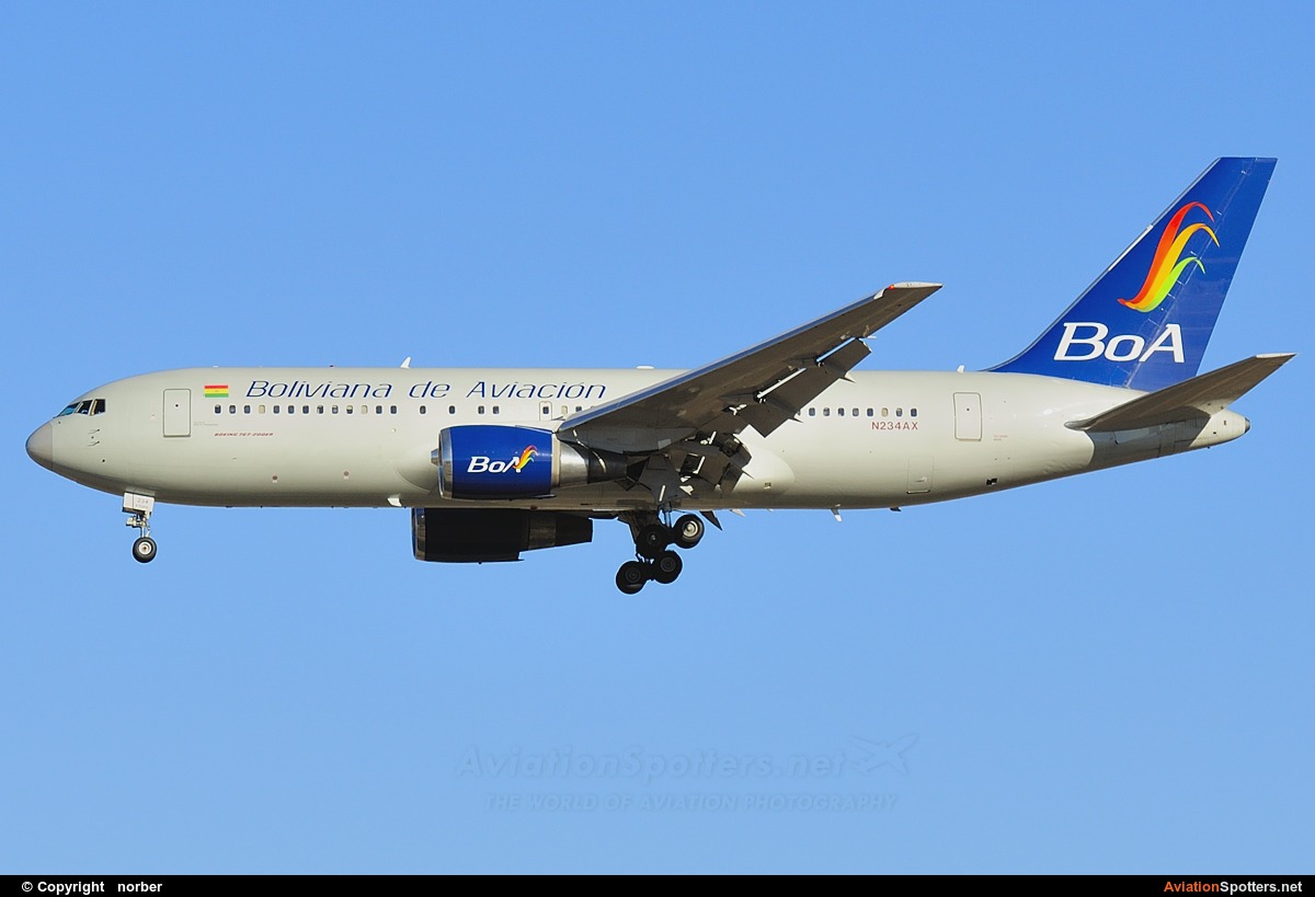 Boliviana de Aviación - BoA  -  767-200ER  (N234AX) By norber (norber)