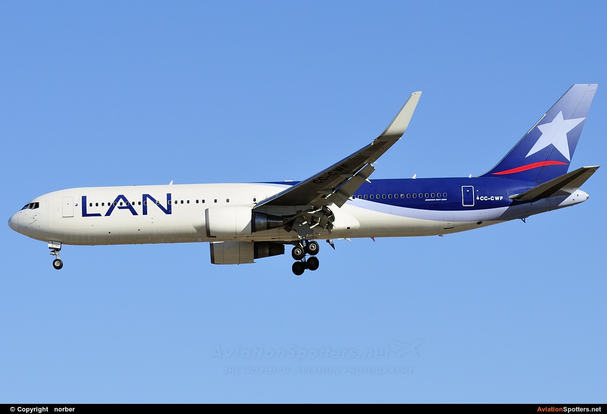 LAN Airlines  -  767-300ER  (CC-CWF) By norber (norber)