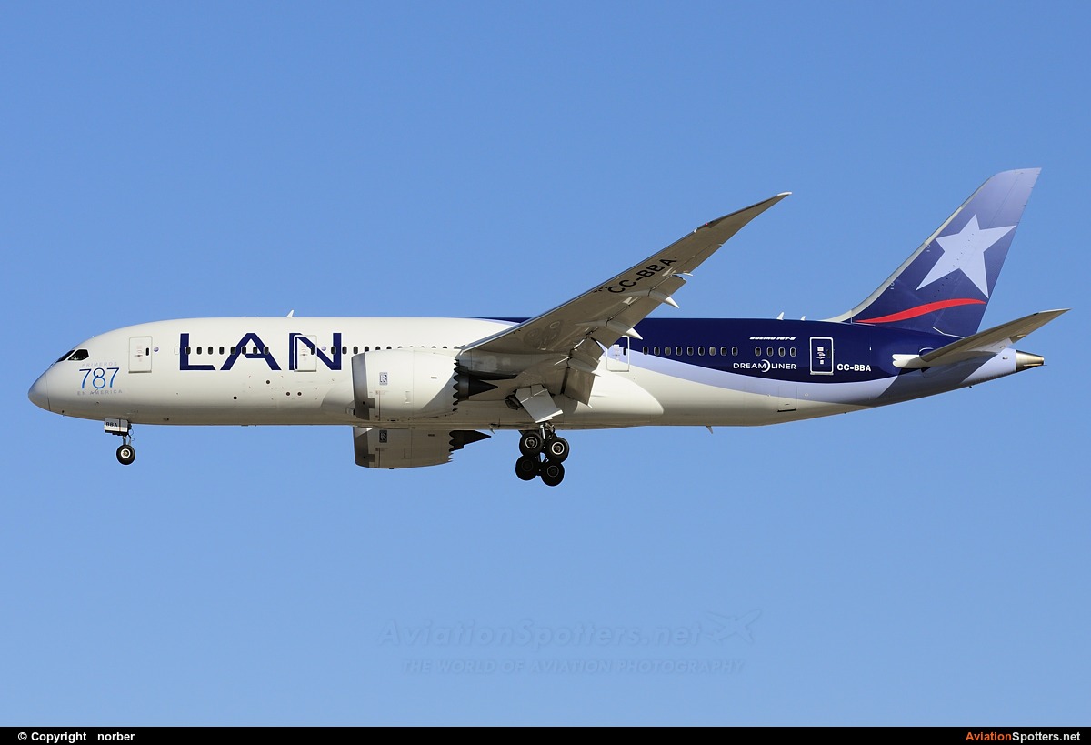 LAN Airlines  -  787-8 Dreamliner  (CC-BBA) By norber (norber)