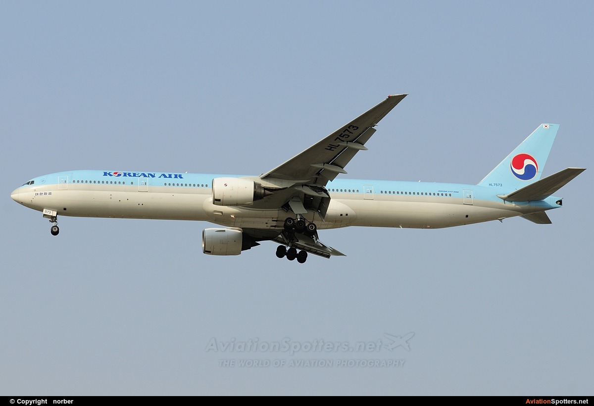 Korean Airlines  -  777-300ER  (HL7573) By norber (norber)