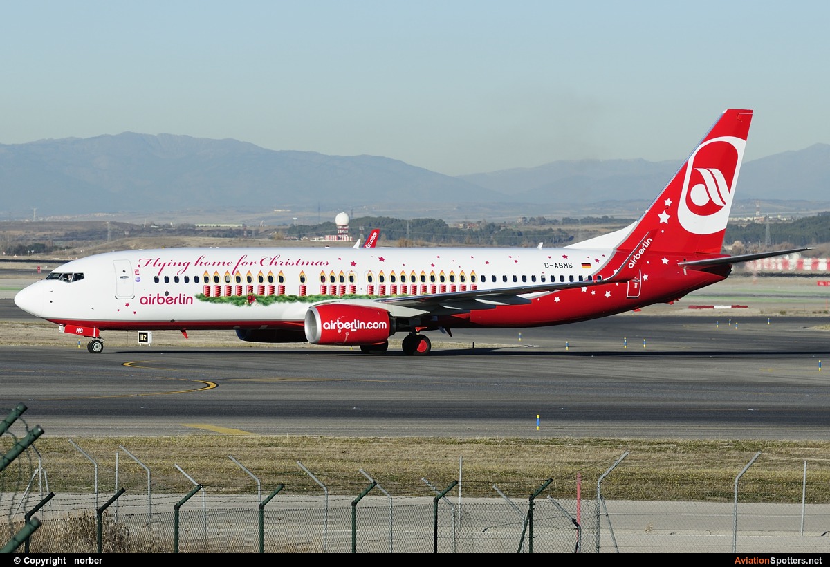 Air Berlin  -  737-86J  (D-ABMS) By norber (norber)