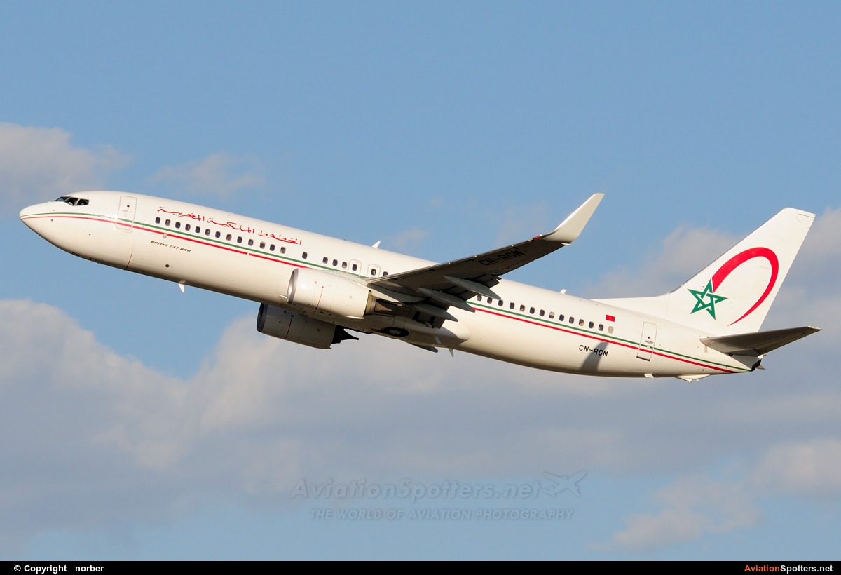 Royal Air Maroc  -  737-800  (CN-RGM) By norber (norber)